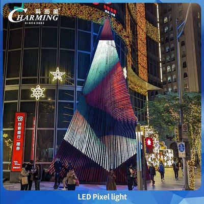 Luces de píxeles LED SMD3535 50C IP66 a prueba de agua con control SPI para paredes exteriores, escenarios y parques