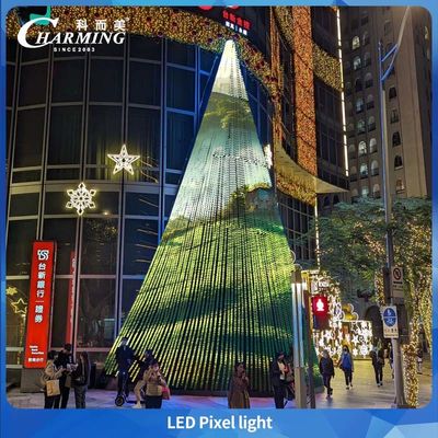 Luz Pixel de Producto Popular 2025 SMD3535 con Carcasa de PC + Carcasa de Superficie Transparente para Iluminación de Edificios como Árboles de Navidad