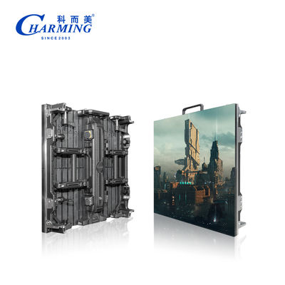 Display LED flexible de la serie CP P2.604 500x500mm 147456 puntos/m2 IP42 para paredes de vídeo interiores sin costuras