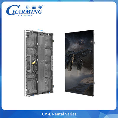 Encantadora pantalla LED a todo color resistente al agua serie CM-EE para interiores P2.604 para alquiler con gabinete de aleación de aluminio de 500x1000 mm
