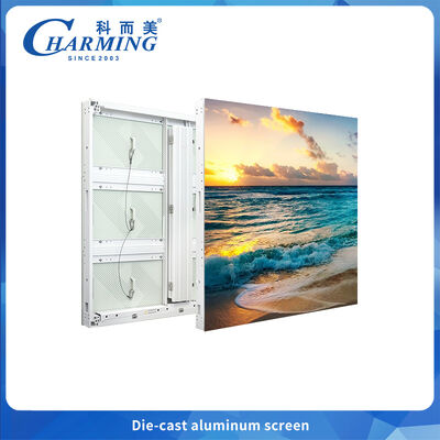 China fabrica nueva pantalla LED para exteriores P6.66 serie A, gabinete con relación áurea 16:9
