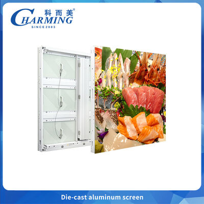 IP65 Protection Die Cast Aluminum LED Screen Energy Saving Outdoor LED Video Wall