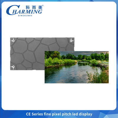 Pantalla publicitaria de alta resolución para interiores con píxeles finos P1.25 P1.53 P1.86, tamaño personalizado, alta definición