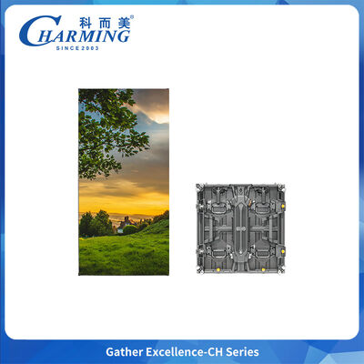 Panel LED exterior de la serie CH con frecuencia de actualización de 7680 Hz de aluminio fundido a presión ligero y mantenimiento delantero / trasero