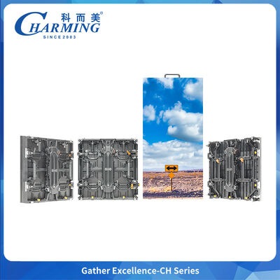 Display LED Rental P3.91 Armario de aleación de aluminio fundido impermeable Display comercial con características de mantenimiento delantero y trasero