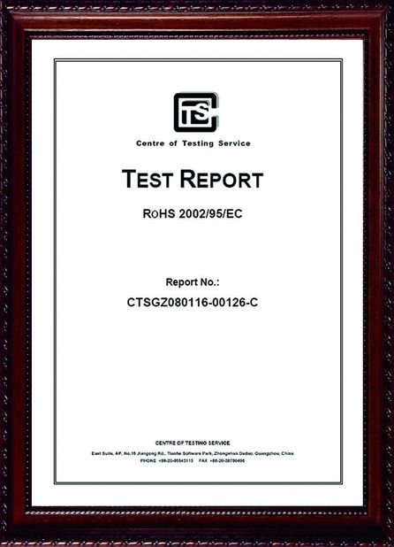 China Charming Co., Ltd. certificaciones